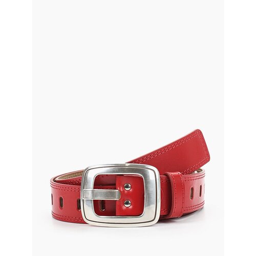 фото Ремень olio rosti, размер 120, красный