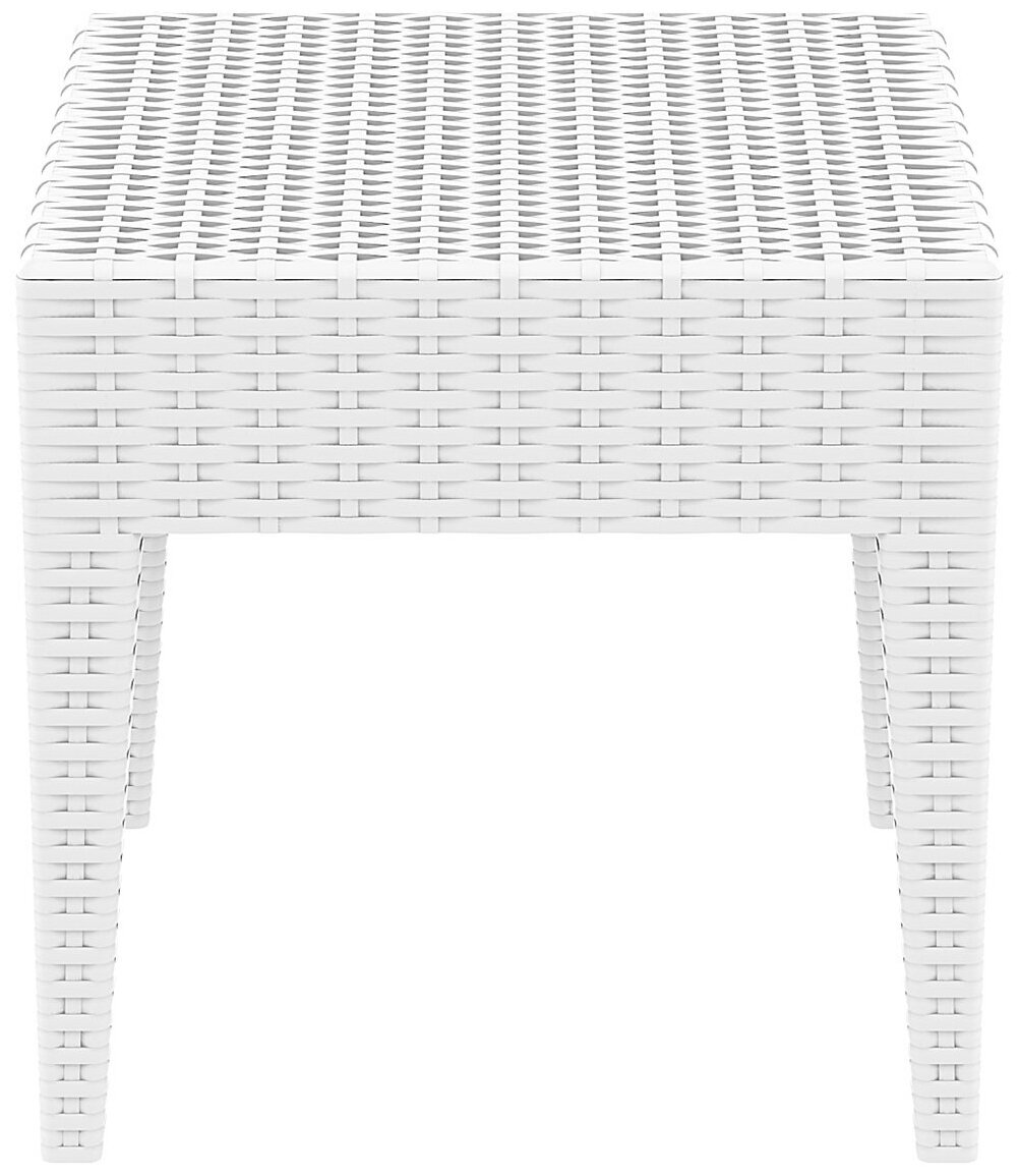 Столик плетеный для шезлонга Siesta Contract GT 1009, белый - фотография № 4