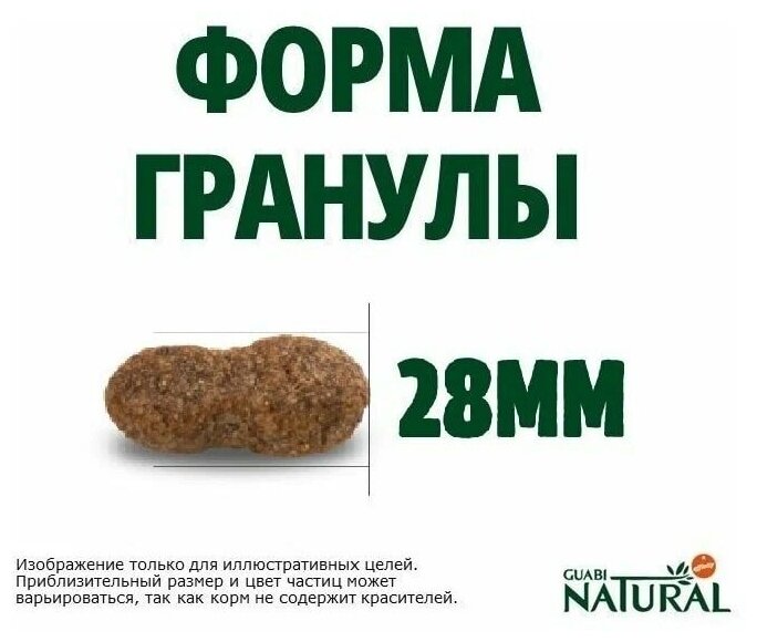 Guabi Natural Dog Adult cухой корм для взрослых собак крупных пород лосось и ячмень 12 кг - фотография № 7