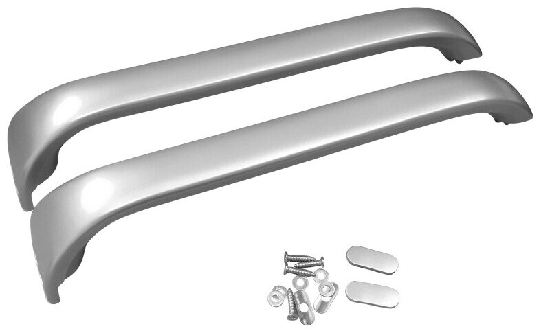 Комплект ручек для холодильника Bosch, Siemens, 318 мм, серые, (2шт/комплект)