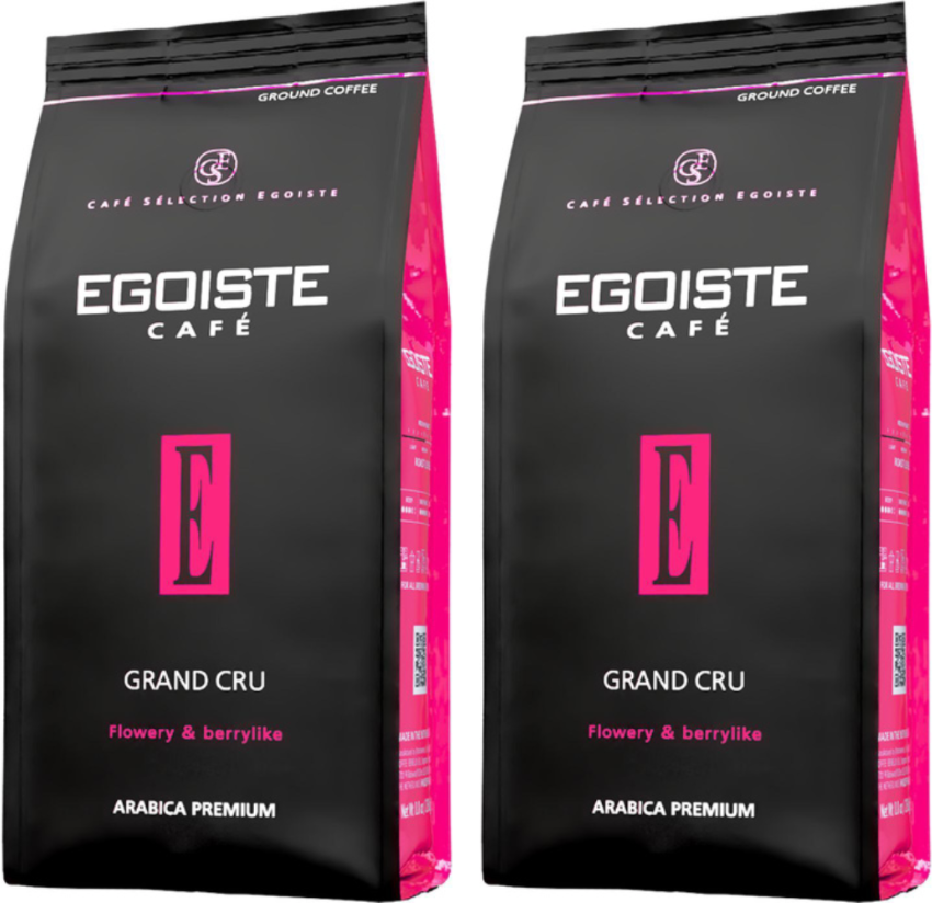 Кофе молотый EGOISTE Grand Cru, 250гр х 2шт - фотография № 1