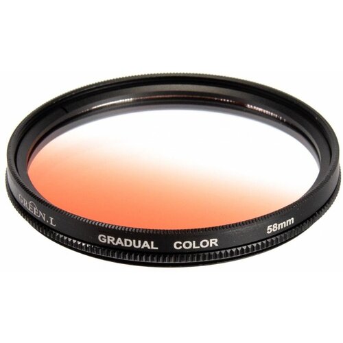 Светофильтр Green-L градиентный оранжевый (gradual color orange) - 58mm