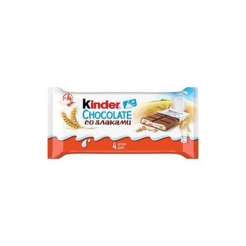 Шоколад KINDER молочный со злаками, 96г - KINDER COUNTRY