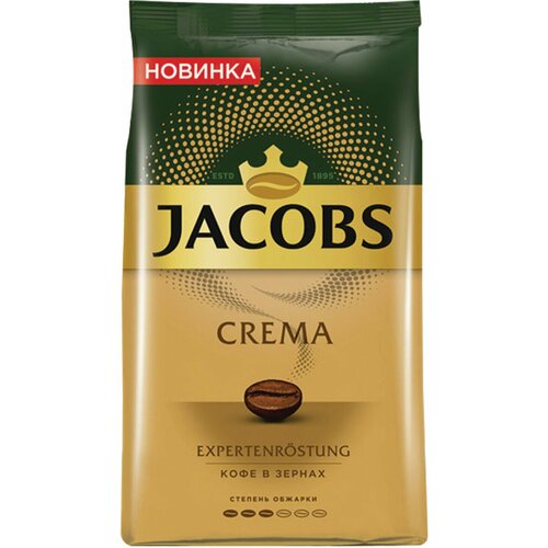 Кофе в зернах JACOBS «Crema» 1 кг