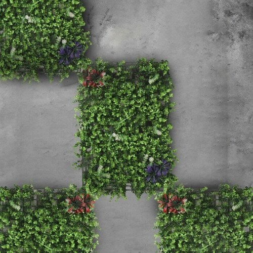 Декоративная панель 60 40 см Цветы Greengo 1166₽