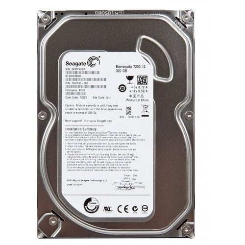 Жесткий диск Seagate 1BD14C 320Gb SATAIII 35 HDD 365000₽