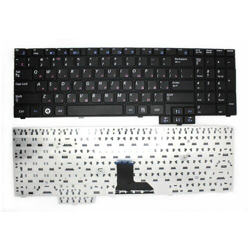 Клавиатура для ноутбука Samsung R525, R528, R530 (p/n: BA59-02832C, BA59-02832D, BA59-02529D) клавиатура для ноутбука samsung r519 r523 r525 r528 r530 r538 r540 p580 series плоский enter черная без рамки 9z n5lsn 00r