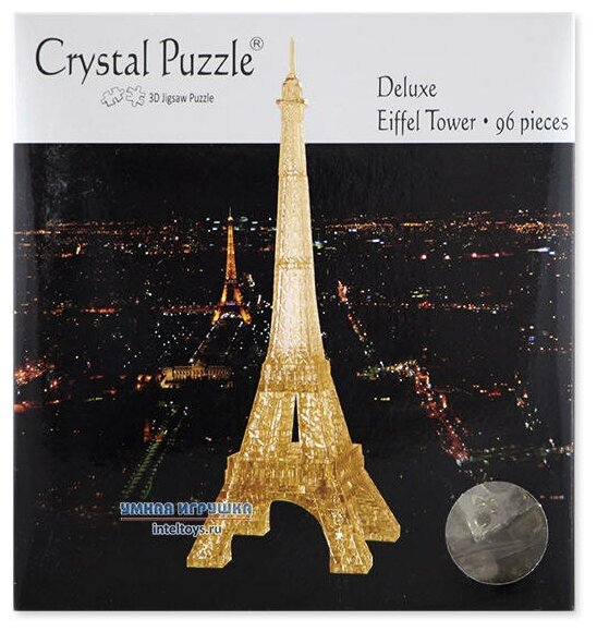 Головоломка 3D Crystal Puzzle Эйфелева башня - фото №6