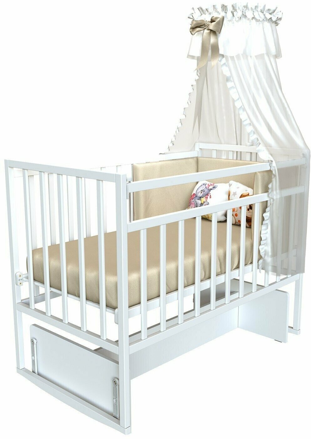 Кровать детская ВДК Magico mini 03, белый
