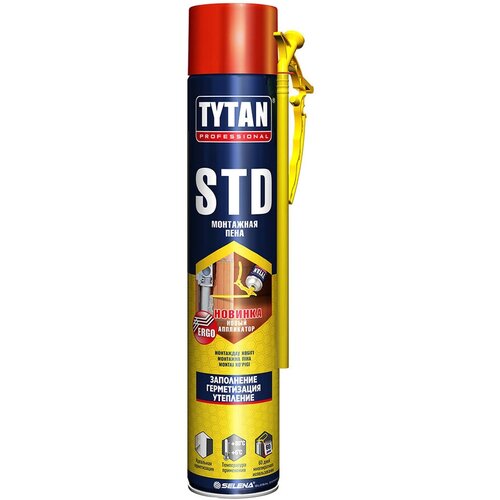 Пена монтажная TYTAN Professional STD летняя 750 мл монтажная пена tytan professional std o2 зимняя 750мл 20263 15897367