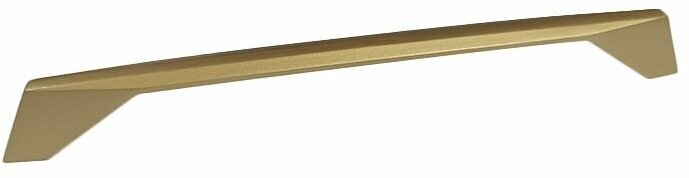 Ручка-скоба мебельная "9456" Trodos 224 мм сплав ЦАМ, золотой матовый