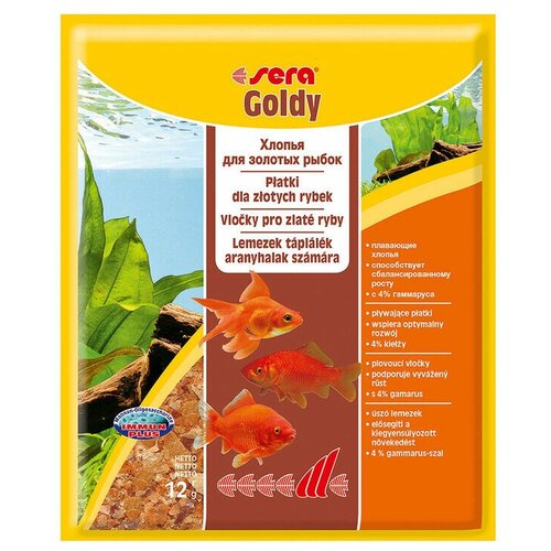 Sera Корм для золотых рыб в хлопьях GOLDY 12 г