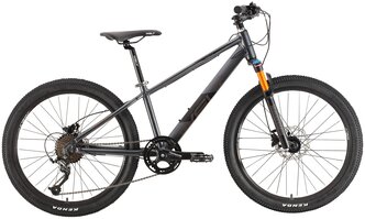 Подростковый горный (MTB) велосипед Welt Peak 24 HD 2.0 (2021) серый/черный (требует финальной сборки)