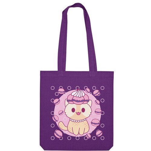 фото Сумка шоппер us basic, фиолетовый