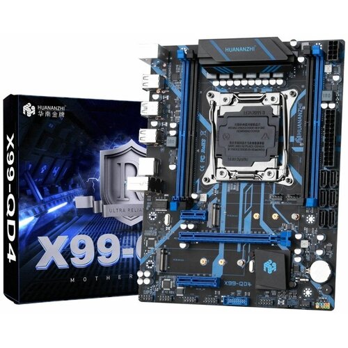 Материнская плата HUANANZHI X99-QD4 GAMING Intel X99 LGA 2011-3 M2 NVME USB30 849000₽
