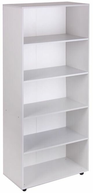 Мебель-Комфорт Шкаф для документов открытый, 800х420х1880, Светло-серый