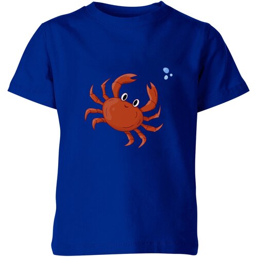 Футболка Us Basic, размер 12, синий детская футболка мультяшный пегас 128 красный