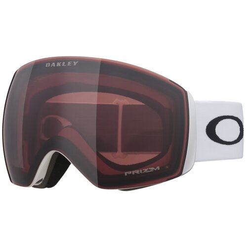 Лыжная маска Oakley Flight Deck, L, matte white/prizm garnet