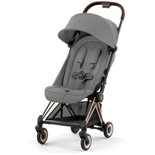 Прогулочная коляска Cybex Coya Mirage Grey на шасси Rosegold