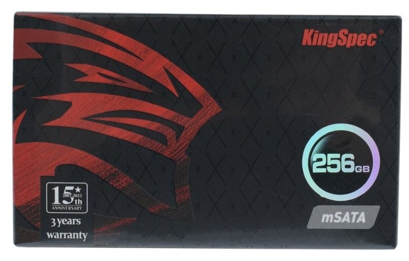 Накопитель SSD Kingspec SSD mSATA MT 256GB SATA-III 3D NAND (MT-256)