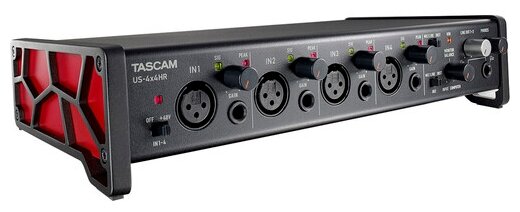 Tascam US-4x4HR аудио/MIDI интерфейс (4 входа, 4 выхода) Ultra-HDDA mic-preamp 24bit/192kHz