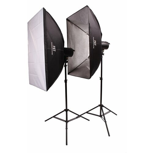 Комплект импульсного света FST F-400 Softbox Kit радиосинхронизатор FST VC-604DC в подарок 3685100₽
