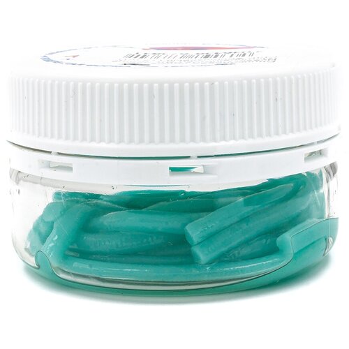 Мягкая приманка для рыбалки приманка Nyaski.Club червь Лапша (Доширак) 3х90 мм, 0.7 гр, СЫР #Бирюзовый (12 шт)