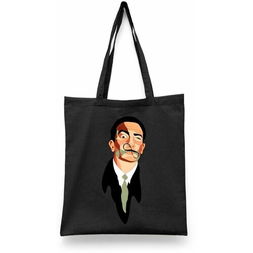 фото Сумка-шоппер унисекс каждому своё "сальвадор дали/salvador dali" черная