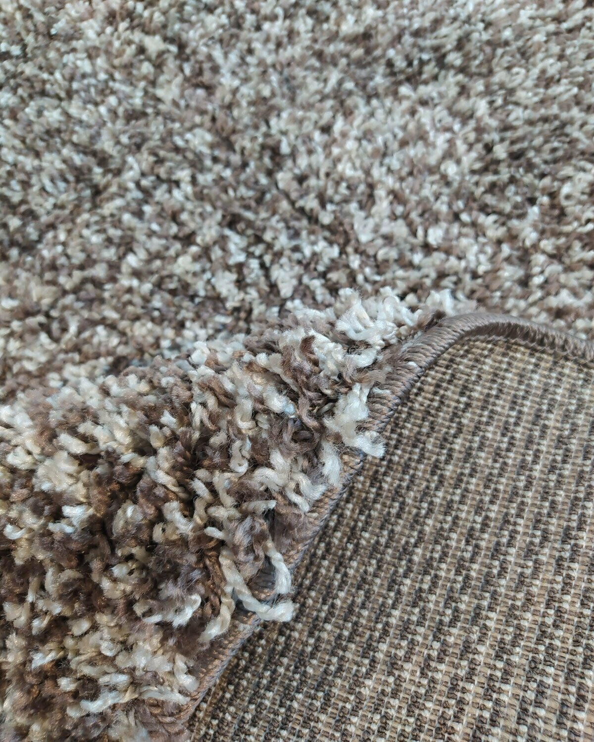 Ковер жаккардовый Шегги Витебские ковры SH/60 прямоугольный 0,8х1,5м светло-коричневый - фотография № 2