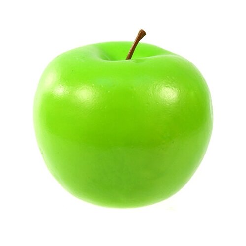 Декоративное яблоко 6,5х7см, зеленое