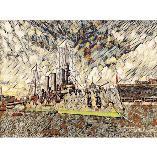 Новинка Постер Аврора из серии Суровый Ленинград интерьерный постер подарок друзьям подарок родственникам подарок на новоселье 450₽