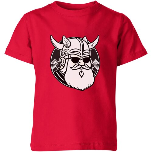 мужская футболка викинг бос s серый меланж Футболка Us Basic, размер 4, красный