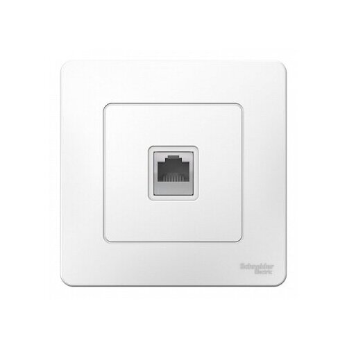 Розетка компьютерная 1xRJ45 Cat.5 BLANCA, белый | код. BLNIS045001 | Schneider Electric (5шт. в упак.)