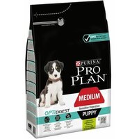 Pro Plan сухой корм для щенков средних пород с чувствительным пищеварением (ягненок) 3 кг
