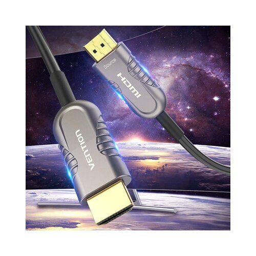 HDMI 2.1 кабель оптический 5 метров Vention Optical Fiber 8K HDR