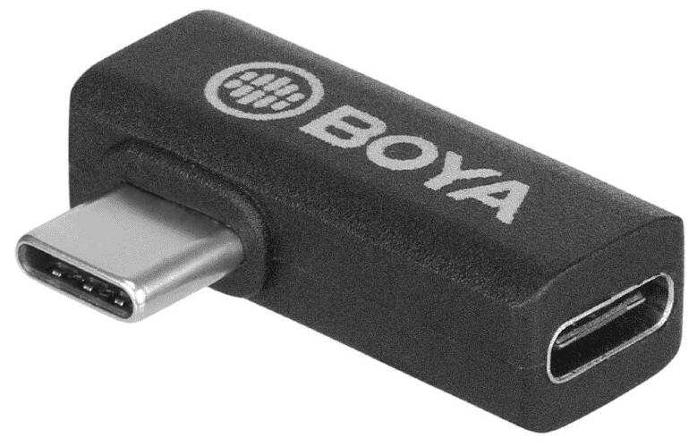 Адаптер Boya BY-K5 с USB Type-C на USB-Type-C угловой