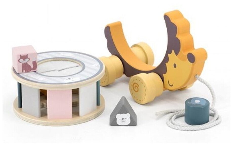 Каталка-сортер Viga Toys PolarB Ежик (44025) - фото №8