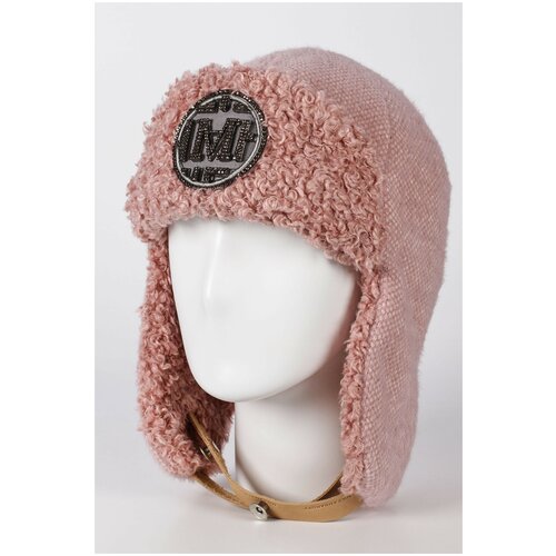 фото Шапка ушанка mike ambaroff, размер uni, розовый