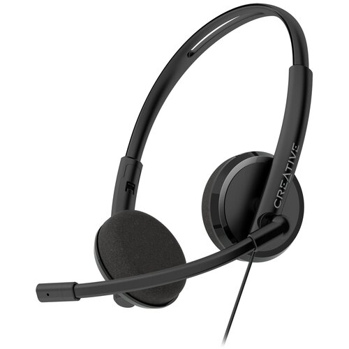 Наушники с микрофоном Creative HS-220 черный 24м накладные USB оголовье 51EF1070AA000 247200₽