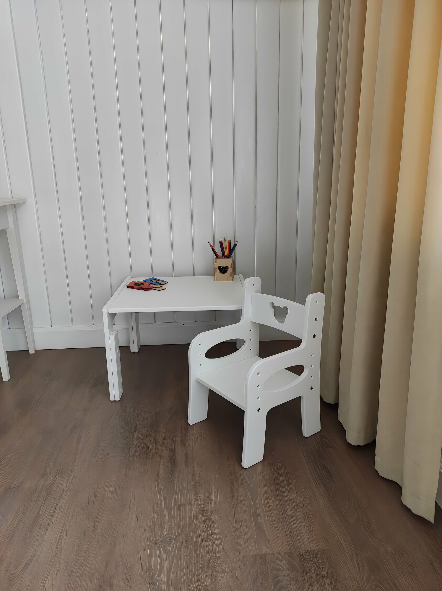 Комплект детской растущей мебели rastistolikids/ Детский стол и стул, от 1 года до 5 лет - фотография № 7