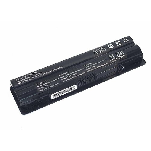 Аккумулятор для ноутбука Dell XPS15 11.1V 4400mAh черная OEM аккумуляторная батарея для ноутбука dell alienware 17 r1 2f8k3 14 8v 4400mah черная oem