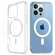 Силиконовый прозрачный чехол с MagSafe для Iphone 15 pro / Айфон ...