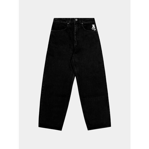 фото Джинсы issaya loose fit heavyweight washed issaya, размер xl, черный