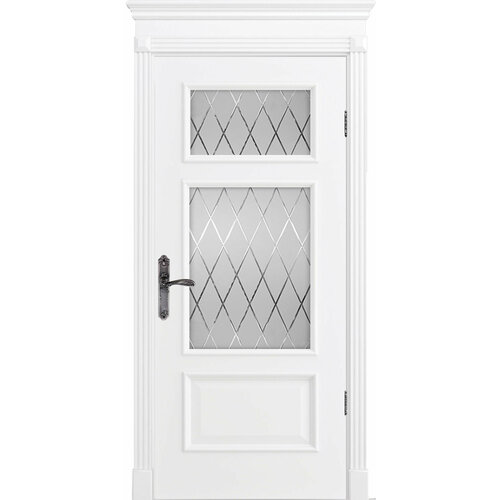 Межкомнатная дверь Дариано Элегант гравировки Англия эмаль консоль элегант