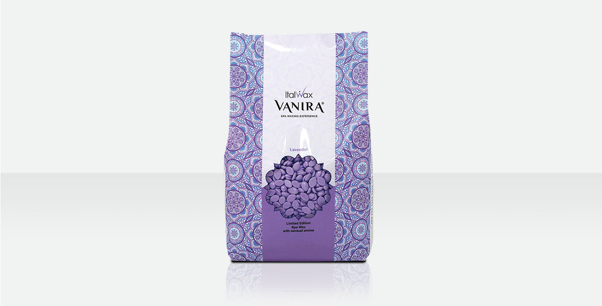 Воск в гранулах Лаванда ITALWAX VANIRA Lavender, 1000 гр