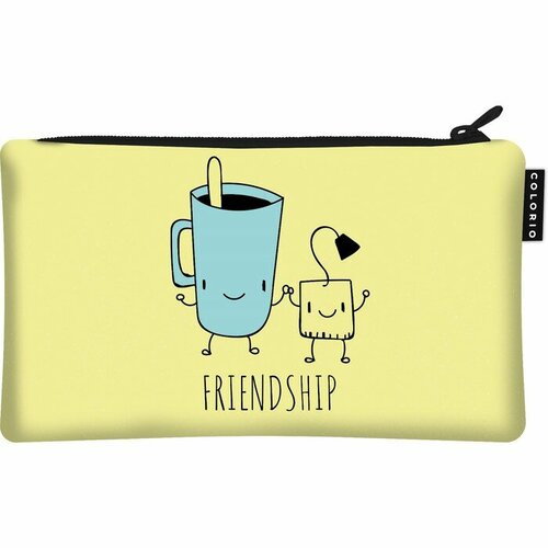 Пенал мягкий 1 отделение плоский 115 х 200 мм, силикон, Colorio 