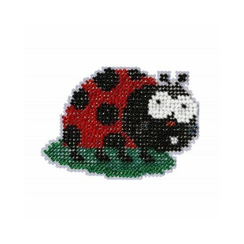 Ladybug (Божья коровка) #MH212215 Mill Hill Набор для вышивания 7.6 x 5.1 см Счетный крест