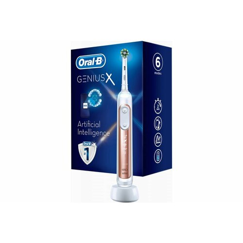 Электрическая зубная щётка Braun Oral-B GeniusX D7065136 Rose gold 1999000₽