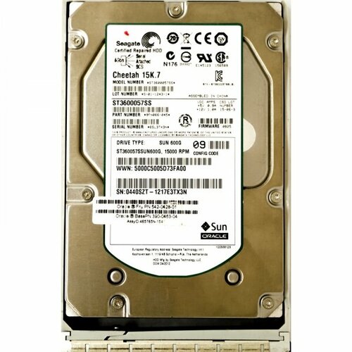 Жесткий диск Sun 542-0428-01 600Gb SAS 35 HDD 14582000₽