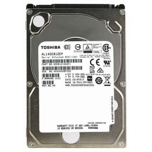 Жесткий диск Toshiba HDEBJ21GEA51 1,2Tb 10500 SAS 2,5" HDD